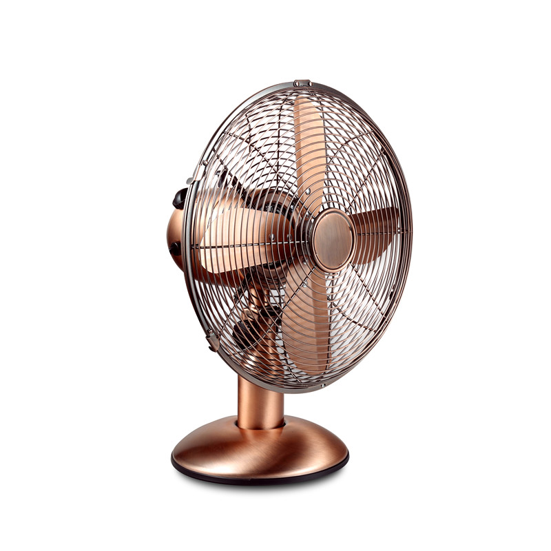 Ventilateur de table en métal puissant de 12 pouces rétro